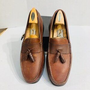 Brass Boot | Shoes | Brass Boot Mens Brown Leather Tassel  display picture 2